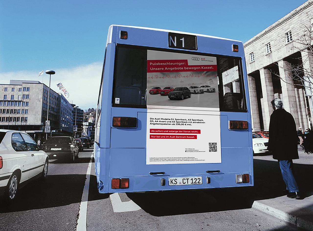 intonic werbeagentur audizentrum kassel kampagne trafficboard